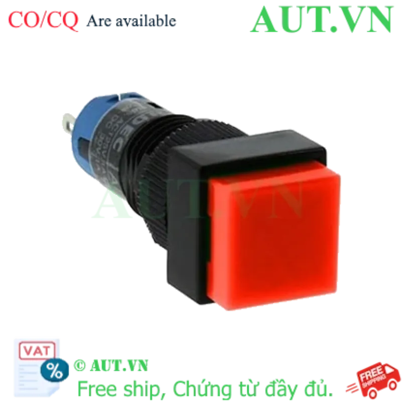 Ảnh của Nút nhấn nhả không đèn IDEC AB1Q-M1R D10 1NO+1NC (Đỏ)