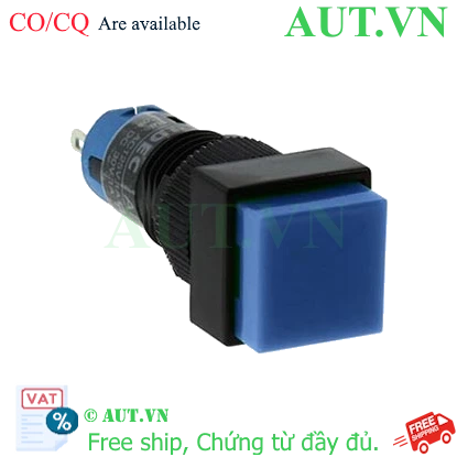 Ảnh của Nút nhấn nhả không đèn IDEC AB1Q-M1S D10 1NO+1NC (Xanh)
