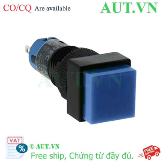 Ảnh của Nút nhấn nhả không đèn IDEC AB1Q-M1S D10 1NO+1NC (Xanh)