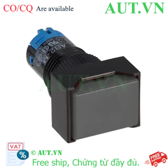 Ảnh của Nút nhấn nhả không đèn IDEC AB2H-M2B D12 2NO+2NC (Đen)
