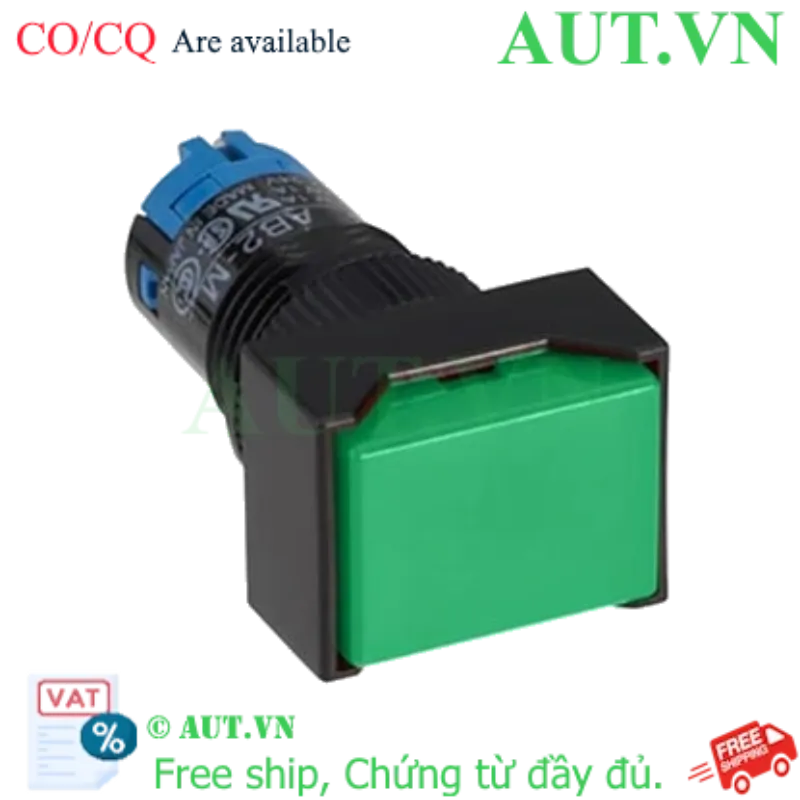 Ảnh của Nút nhấn nhả không đèn IDEC AB2H-M2PLG D12 2NO+2NC (Xanh)