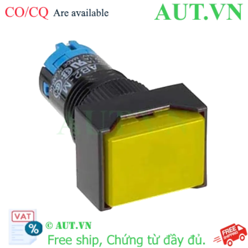 Ảnh của Nút nhấn nhả không đèn IDEC AB2H-M2PY D12 2NO+2NC (Vàng)