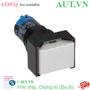 Ảnh của Nút nhấn nhả không đèn IDEC AB2H-M2W D12 2NO+2NC (Trắng)