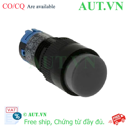 Ảnh của Nút nhấn nhả không đèn IDEC AB2M-M1B D12 1NO+1NC (Đen)