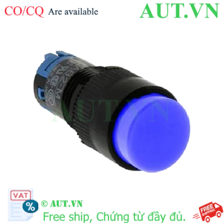 Ảnh của Nút nhấn nhả không đèn IDEC AB2M-M1S D12 1NO+1NC (Xanh)