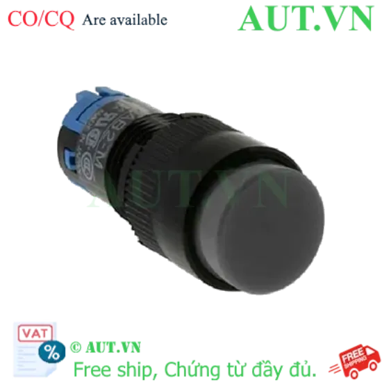 Ảnh của Nút nhấn nhả không đèn IDEC AB2M-M2PB D12 2NO+2NC (Đen)