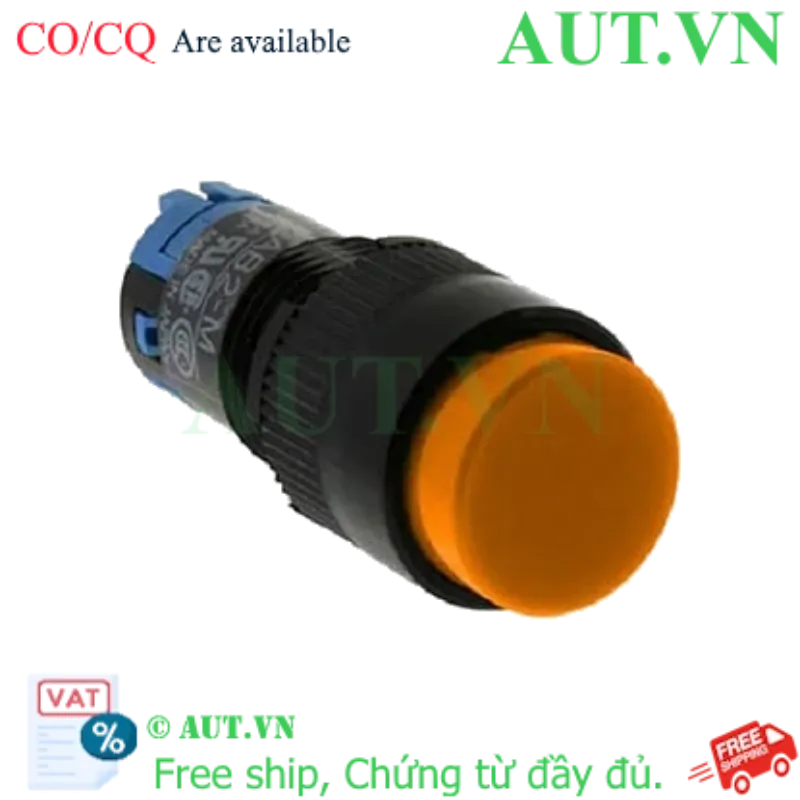 Ảnh của Nút nhấn nhả không đèn IDEC AB2M-M2PLA D12 2NO+2NC (Hổ phách)