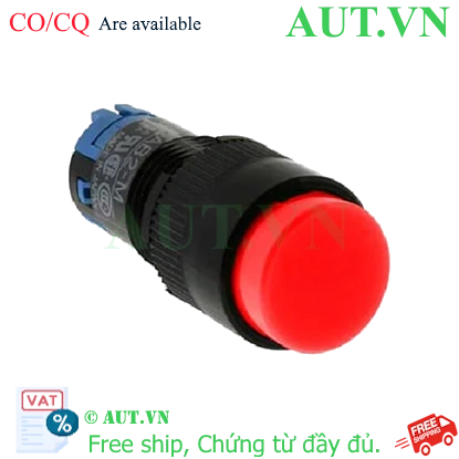 Ảnh của Nút nhấn nhả không đèn IDEC AB2M-M2PLR D12 2NO+2NC (Đỏ)