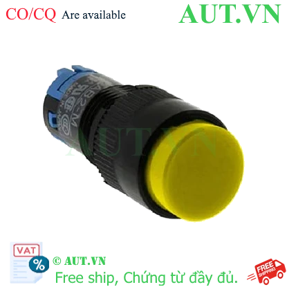Ảnh của Nút nhấn nhả không đèn IDEC AB2M-M2PY D12 2NO+2NC (Vàng)