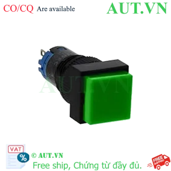 Ảnh của Nút nhấn nhả không đèn IDEC AB2Q-M1G D12 1NO+1NC (Xanh)