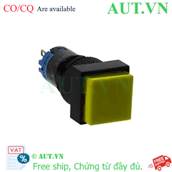 Ảnh của Nút nhấn nhả không đèn IDEC AB2Q-M1PY D12 1NO+1NC (Vàng)