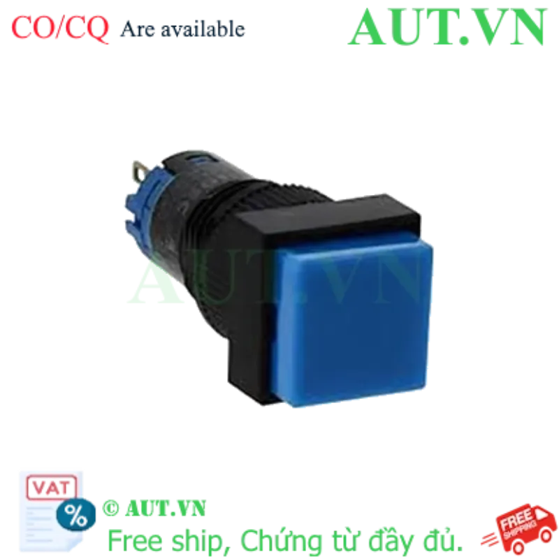 Ảnh của Nút nhấn nhả không đèn IDEC AB2Q-M1S D12 1NO+1NC (Xanh)