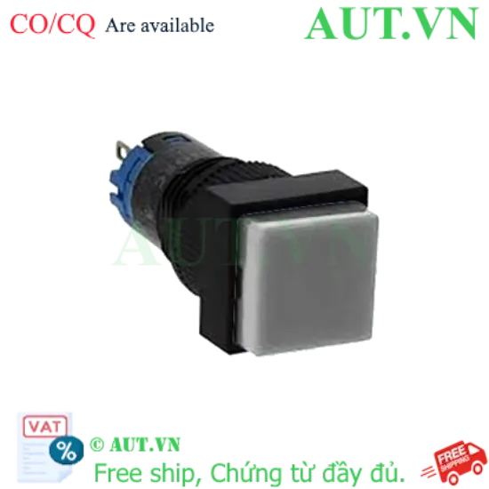 Ảnh của Nút nhấn nhả không đèn IDEC AB2Q-M2W D12 2NO+2NC (Trắng)