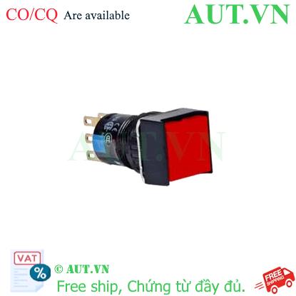 Ảnh của Nút nhấn nhả không đèn IDEC AB6Q-M1RC D16 1NO+1NC (Đỏ)