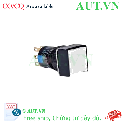 Ảnh của Nút nhấn nhả không đèn IDEC AB6Q-M1WC D16 1NO+1NC (Trắng)