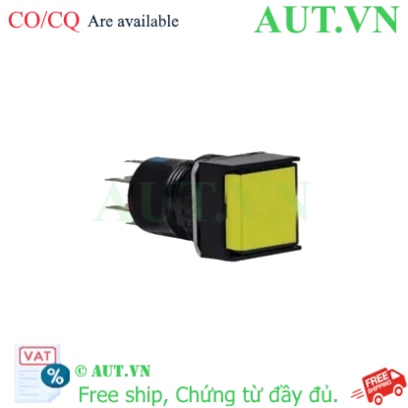 Ảnh của Nút nhấn nhả không đèn IDEC AB6Q-M1YC D16 1NO+1NC (Vàng)