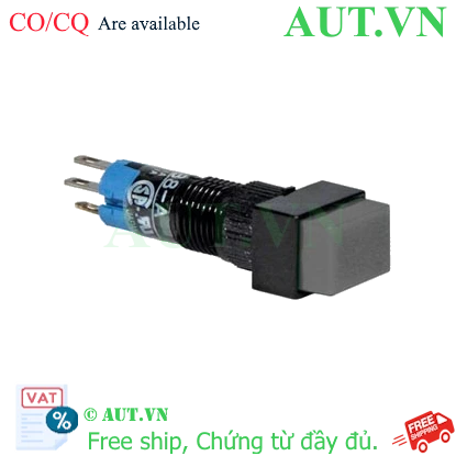 Ảnh của Nút nhấn nhả không đèn IDEC AB8H-M1B D8 1NO+1NC (Đen)