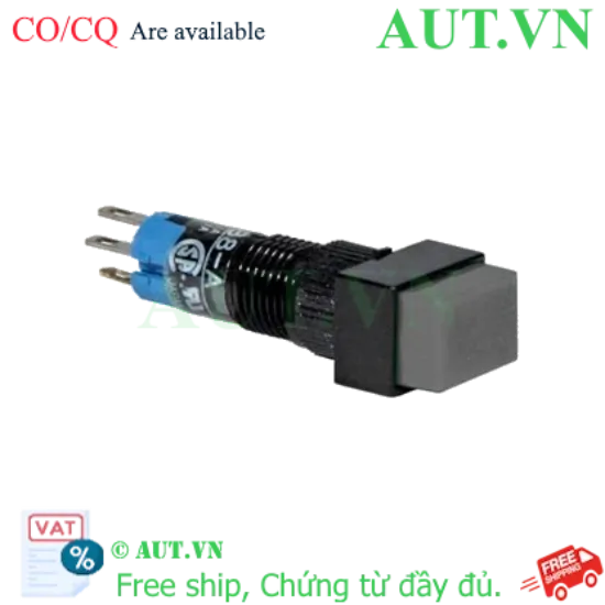 Ảnh của Nút nhấn nhả không đèn IDEC AB8H-M1B D8 1NO+1NC (Đen)