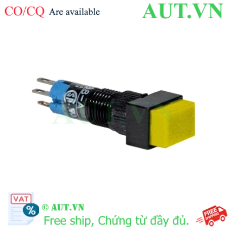 Ảnh của Nút nhấn nhả không đèn IDEC AB8H-M1LY D8 1NO+1NC (Vàng)