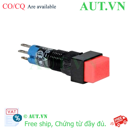 Ảnh của Nút nhấn nhả không đèn IDEC AB8H-M1R D8 1NO+1NC (Đỏ)