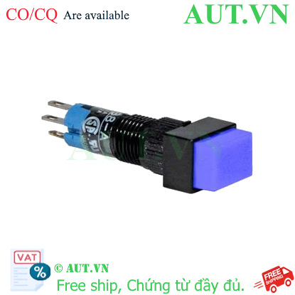 Ảnh của Nút nhấn nhả không đèn IDEC AB8H-M1S D8 1NO+1NC (Xanh)