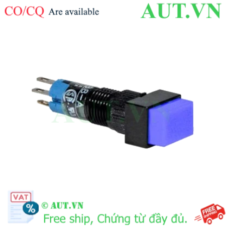 Ảnh của Nút nhấn nhả không đèn IDEC AB8H-M1S D8 1NO+1NC (Xanh)
