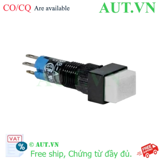 Ảnh của Nút nhấn nhả không đèn IDEC AB8H-M1W D8 1NO+1NC (Trắng)