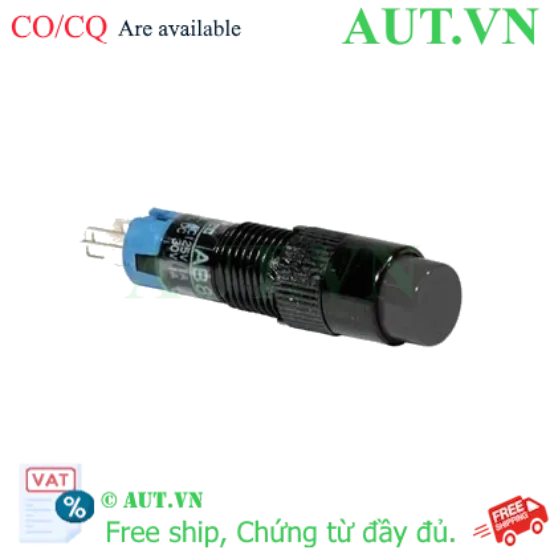 Ảnh của Nút nhấn nhả không đèn IDEC AB8M-M1B D8 1NO+1NC (Đen)