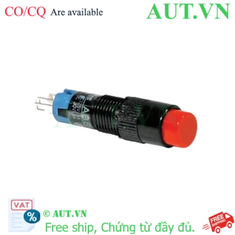 Ảnh của Nút nhấn nhả không đèn IDEC AB8M-M1LR D8 1NO+1NC (Đỏ)