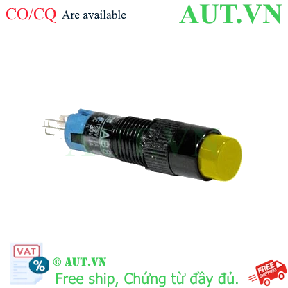 Ảnh của Nút nhấn nhả không đèn IDEC AB8M-M1LY D8 1NO+1NC (Vàng)