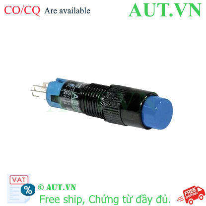 Ảnh của Nút nhấn nhả không đèn IDEC AB8M-M1S D8 1NO+1NC (Xanh)