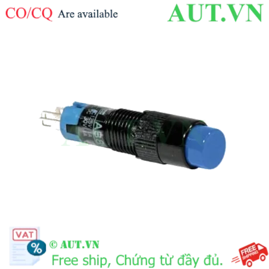 Ảnh của Nút nhấn nhả không đèn IDEC AB8M-M1S D8 1NO+1NC (Xanh)