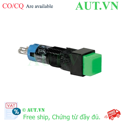 Ảnh của Nút nhấn nhả không đèn IDEC AB8Q-M1LG D8 1NO+1NC (Xanh)