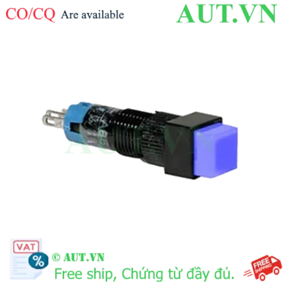Ảnh của Nút nhấn nhả không đèn IDEC AB8Q-M1S D8 1NO+1NC (Xanh)