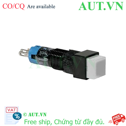 Ảnh của Nút nhấn nhả không đèn IDEC AB8Q-M1W D8 1NO+1NC (Trắng)