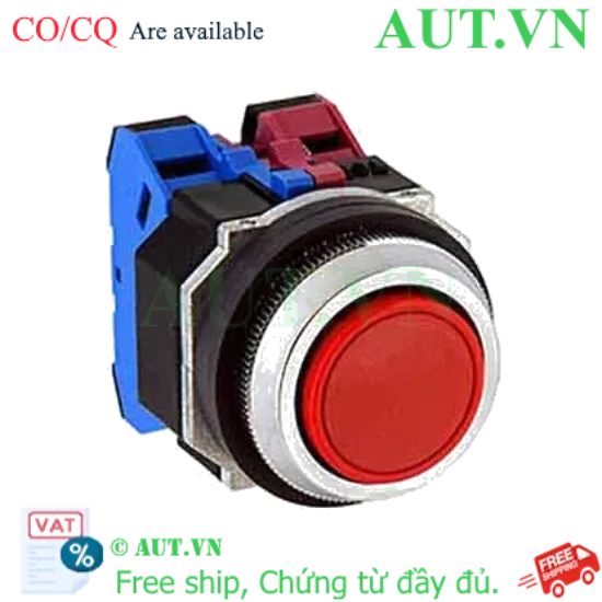 Ảnh của Nút nhấn nhả không đèn IDEC ABD120NR D30 2NO (Đỏ)