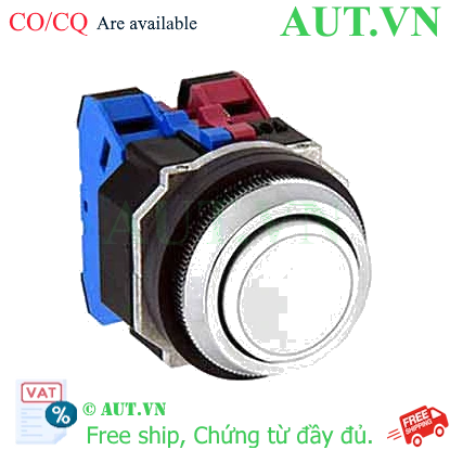 Ảnh của Nút nhấn nhả không đèn IDEC ABD122NW D30 2NO+2NC (Trắng)