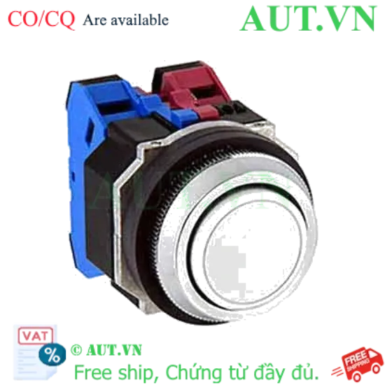 Ảnh của Nút nhấn nhả không đèn IDEC ABD122NW D30 2NO+2NC (Trắng)