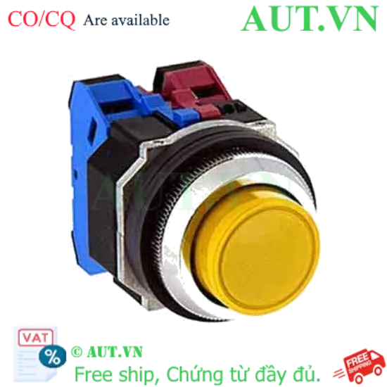 Ảnh của Nút nhấn nhả không đèn IDEC ABD211NY D30 1NO+1NC (Vàng)