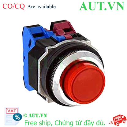 Ảnh của Nút nhấn nhả không đèn IDEC ABD222NR D30 2NO+2NC (Đỏ)