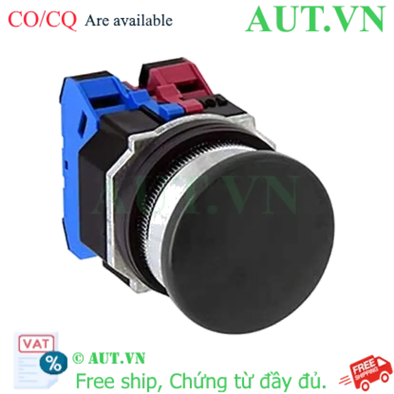 Ảnh của Nút nhấn nhả không đèn IDEC ABD322NB D30 2NO+2NC (Đen)