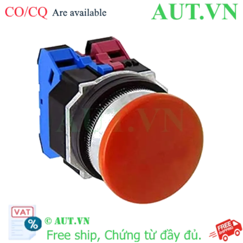 Ảnh của Nút nhấn nhả không đèn IDEC ABD322NR D30 2NO+2NC (Đỏ)
