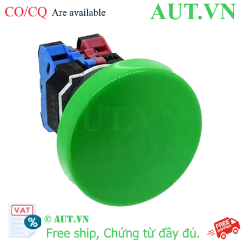 Ảnh của Nút nhấn nhả không đèn IDEC ABD422NG D30 2NO+2NC (Xanh)