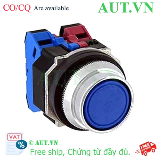 Ảnh của Nút nhấn nhả không đèn IDEC ABFD210NS D30 1NO (Xanh)