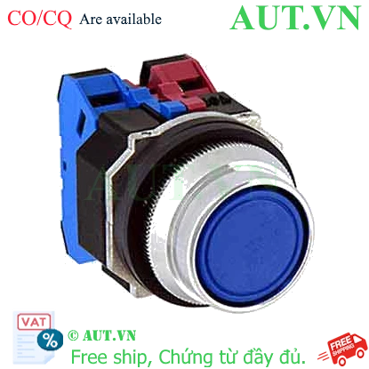 Ảnh của Nút nhấn nhả không đèn IDEC ABFD211NS D30 1NO+1NC (Xanh)