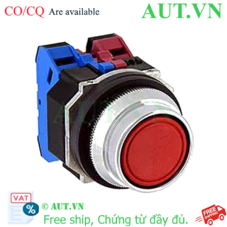Ảnh của Nút nhấn nhả không đèn IDEC ABFD222NR D30 2NO+2NC (Đỏ)