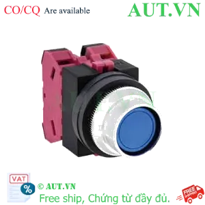 Ảnh của Nút nhấn nhả không đèn IDEC ABFS202NS D25 2NC (Xanh)