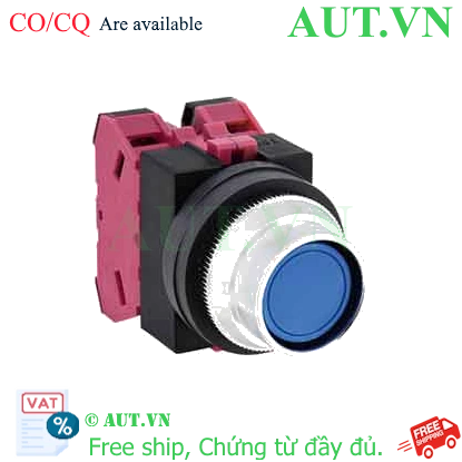 Ảnh của Nút nhấn nhả không đèn IDEC ABFS202NS D25 2NC (Xanh)
