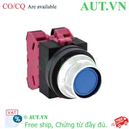 Ảnh của Nút nhấn nhả không đèn IDEC ABFS202NS D25 2NC (Xanh)