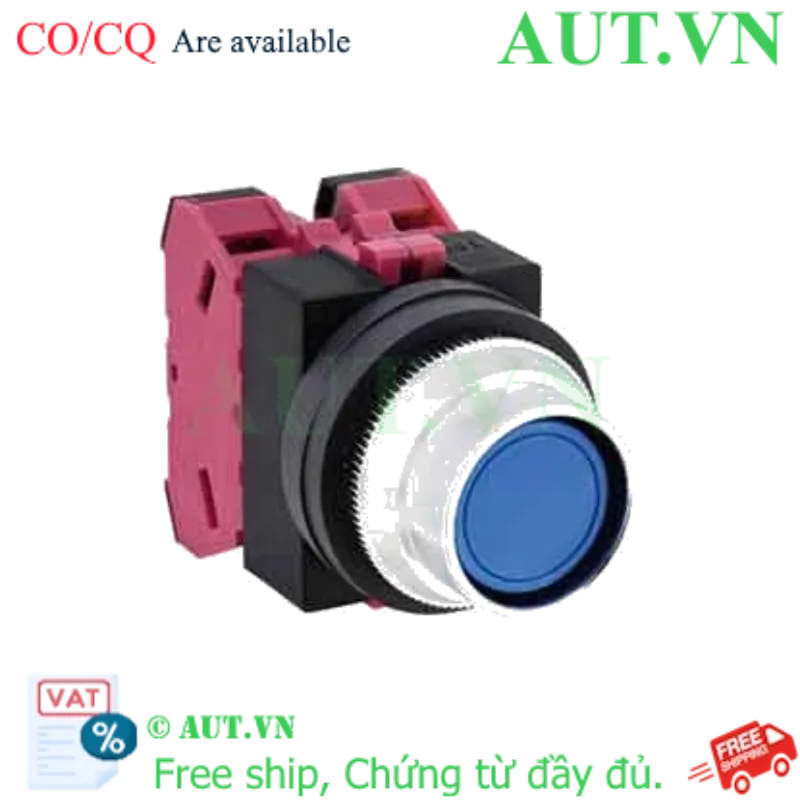 Ảnh của Nút nhấn nhả không đèn IDEC ABFS202NS D25 2NC (Xanh)